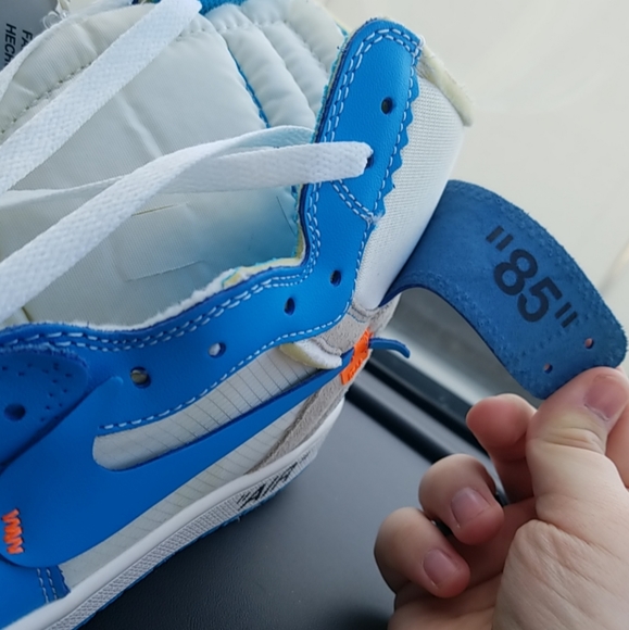 1985 Air Jordan 1's Off-white Size US 9 - Picture 6 of 6